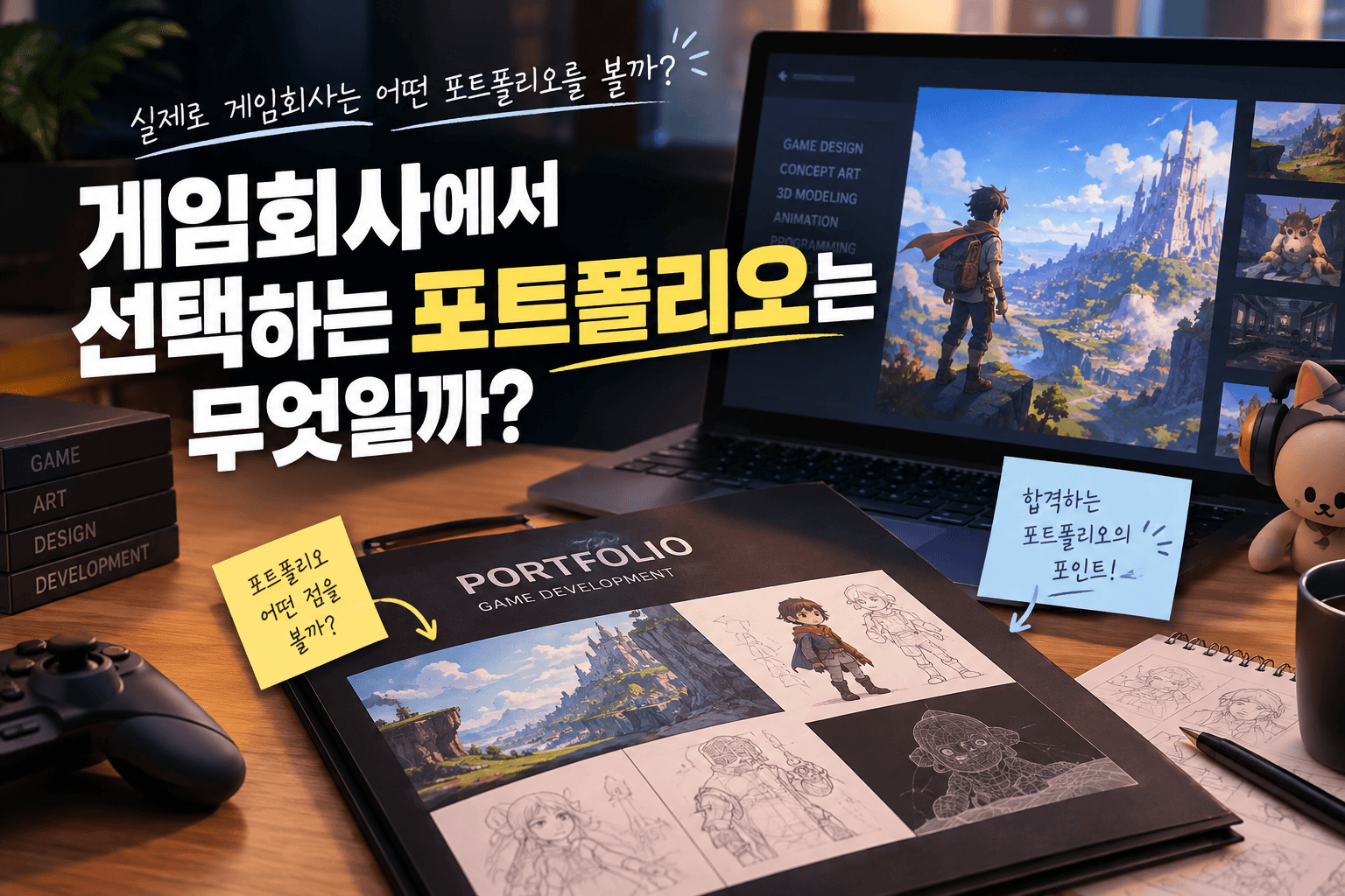 게임회사에서 선택하는 포트폴리오는 무엇일까?