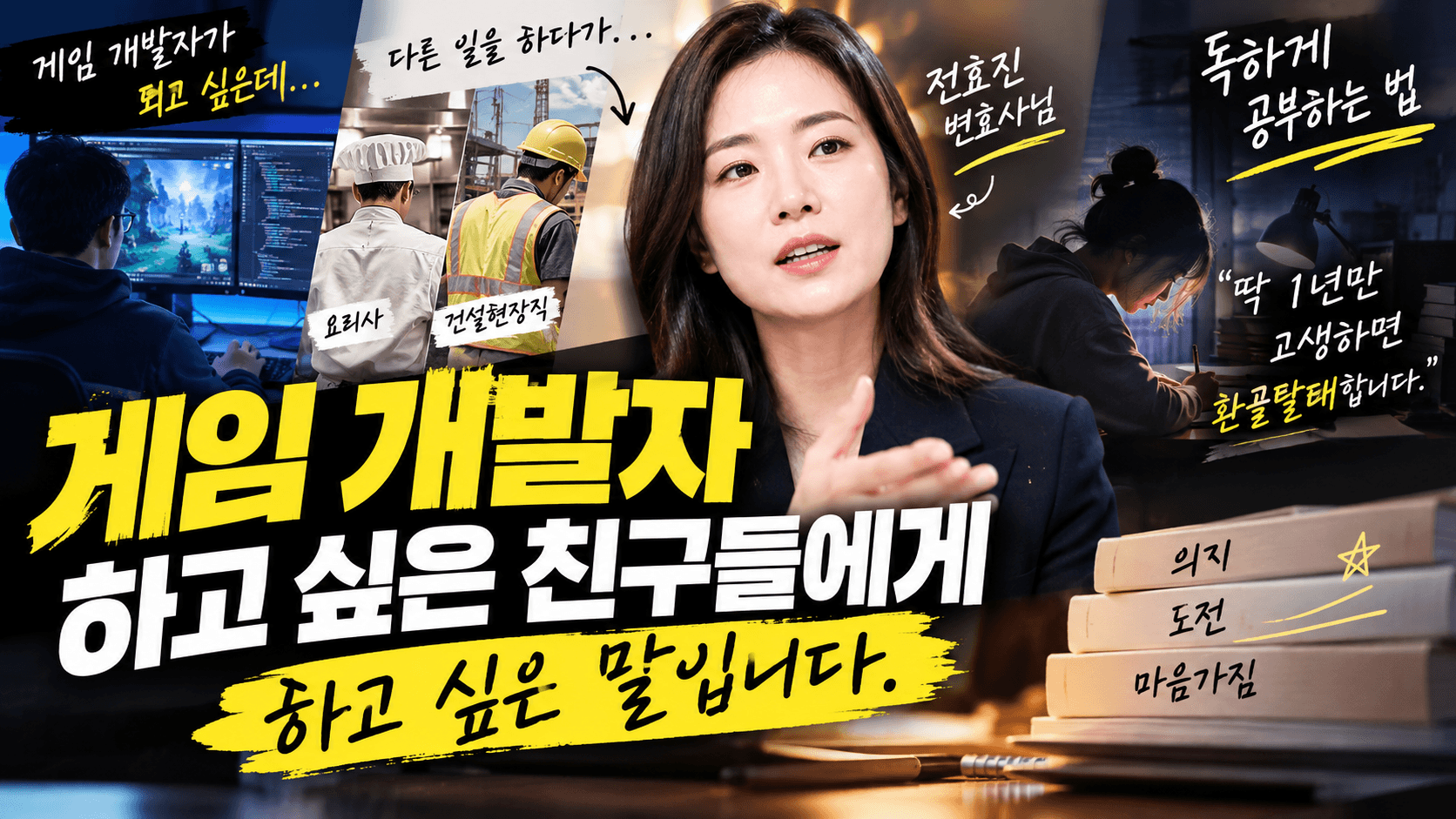 전효진 변호사 여러분 1년만 울면서 지내세요