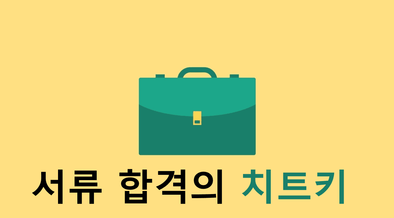 [대기업 취뽀 시리즈] 5장 서류 합격의 치트키 : 이력서와 포트폴리오를 잇는 연결 고리