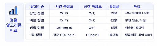 7/1 정렬 알고리즘