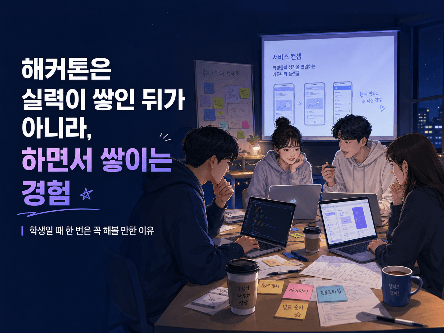 학생 때, 해커톤은 꼭 한번 해보세요