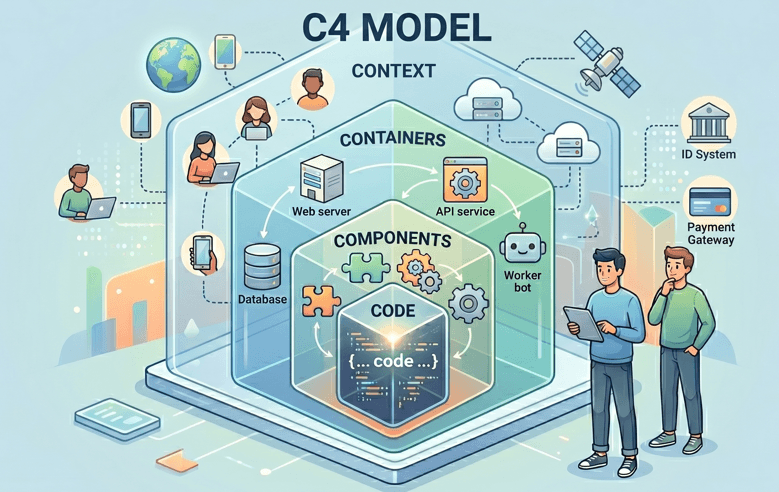 C4 Model Diagram 'With PlantUML'