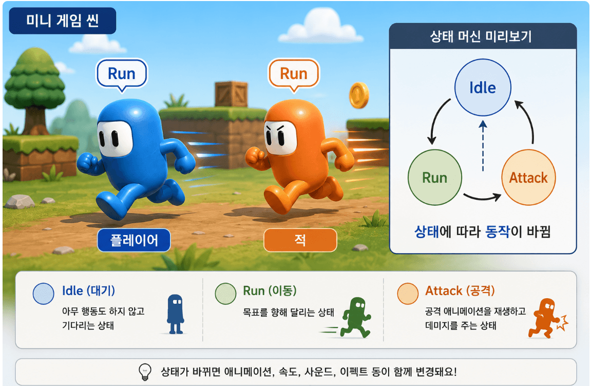 07/20 플레이어, 적 캐릭터, Animator Controller