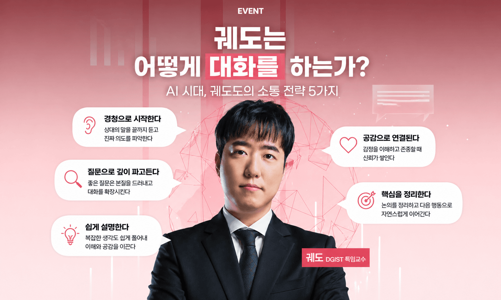 대화를 잘하는 사람은 답이 아니라 '질문'을 준비한다.